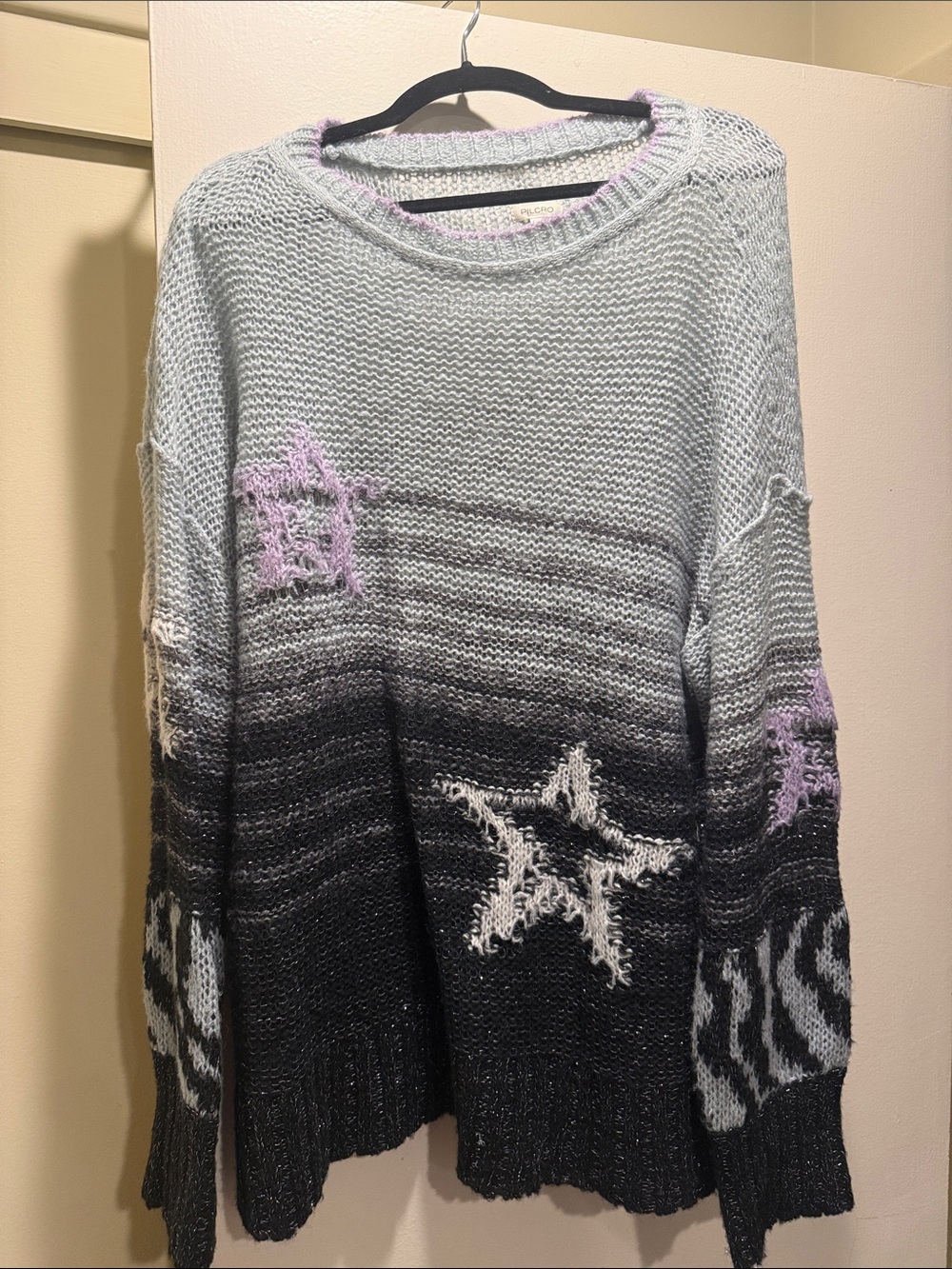Pilcro Ombre Crewneck oversized sweater